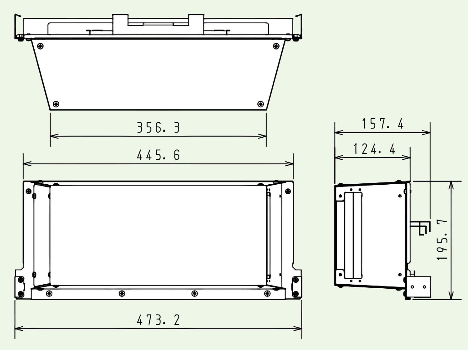 パロマ 【ATFA-8】 側方排気カバー Paloma